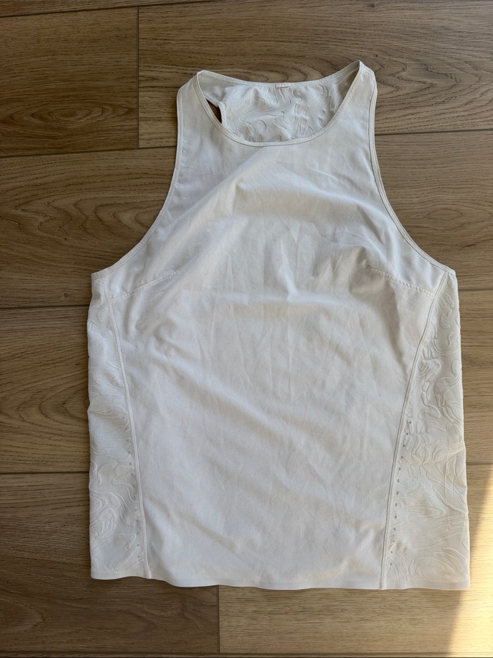 lululemon athletica White Racerback Tank Top